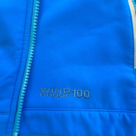 Vaude Kids Blue Raincoat - Picture 3 of 6